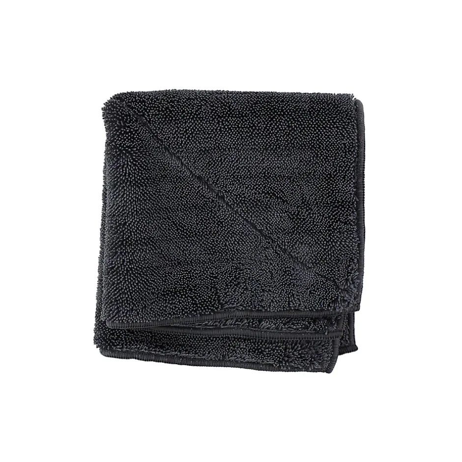 Dunlop Lot de 2 Chiffon Microfibre XL Voiture 36x36cm, Ultra-Absorbant 660gsm, Lavable & Réutilisable, Nettoyage Sec & Humide Best