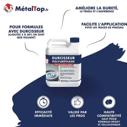 Metaltop Durcisseur Polyurethane - 0.6 L - Métaltop Hot