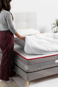 Indream Duvet de Percal Taille 220 x 180 cm Hauteur 2 cm