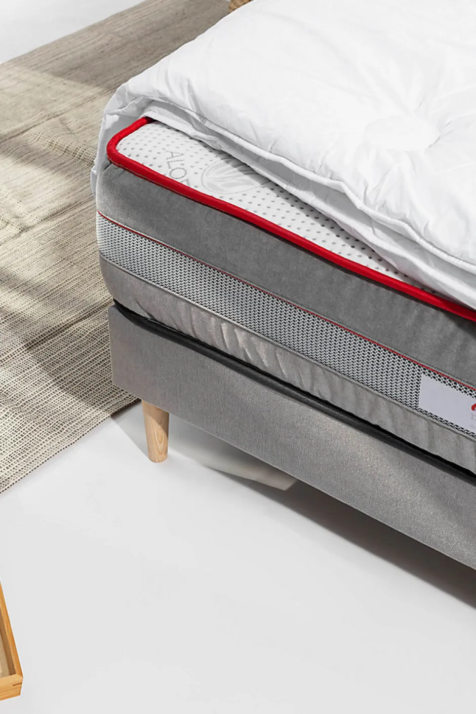 Indream Duvet de Percal Taille 220 x 180 cm Hauteur 2 cm