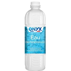 Onyx Eau déminéralisée pour fers à vapeur et des décolleuses papiers peints 1L