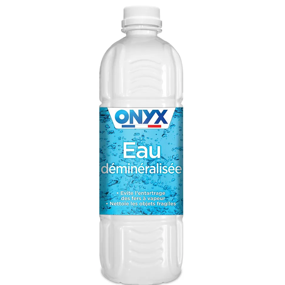 Onyx Eau déminéralisée pour fers à vapeur et des décolleuses papiers peints 1L