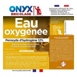 Onyx Eau Oxygénée 12% pour bois et textiles 1L Best