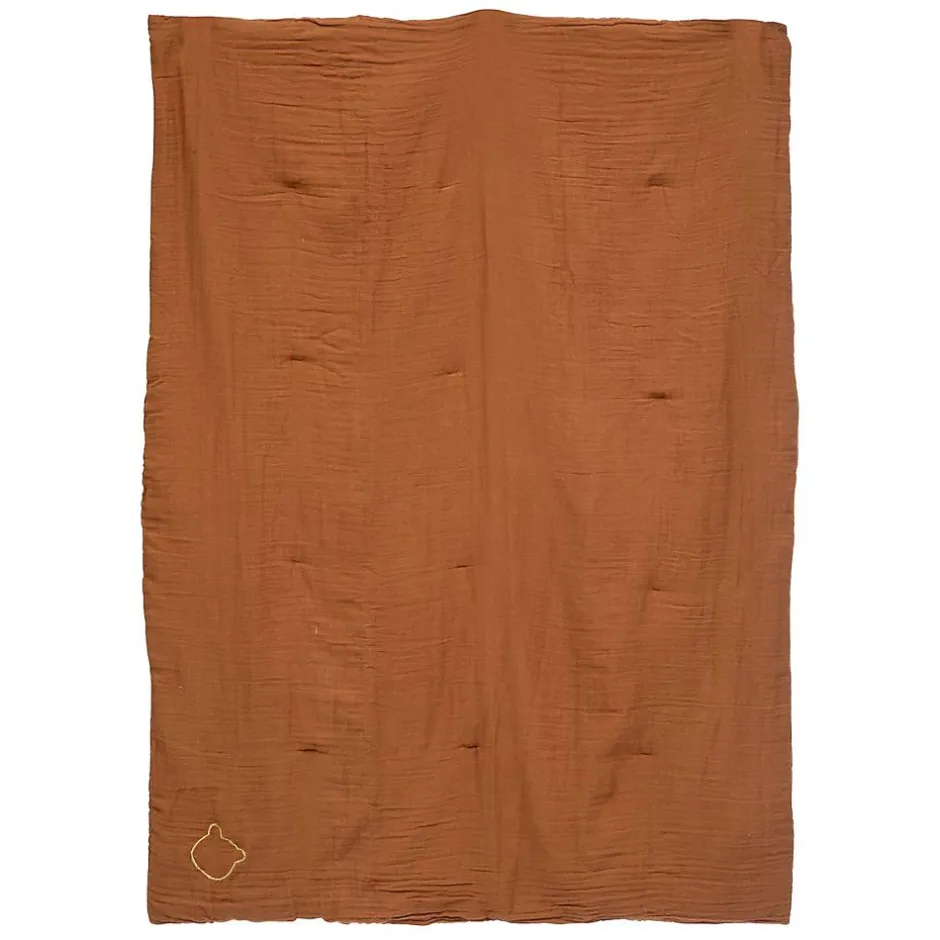 Atmosphera Créateur D'Intérieur Edredon Lili en gaze de coton 100x140cm blanc - Atmosphera New