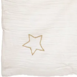 Atmosphera Créateur D'Intérieur Edredon Lili en gaze de coton 100x140cm blanc - Atmosphera Outlet