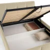Lisa Design Elysia - lit coffre - 140x190 - en velours - sommier inclus - Sale