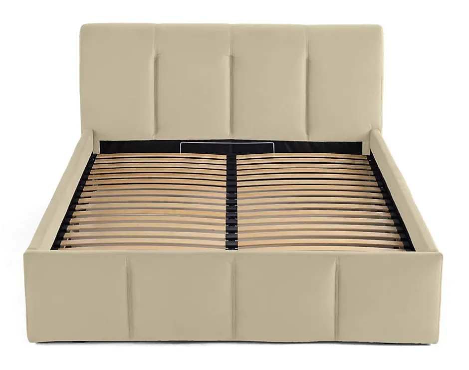 Lisa Design Elysia - lit coffre - 140x190 - en velours - sommier inclus - Sale