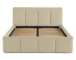 Lisa Design Elysia - lit coffre - 140x190 - en velours - sommier inclus - Sale