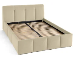 Lisa Design Elysia - lit coffre - 140x190 - en velours - sommier inclus - Sale