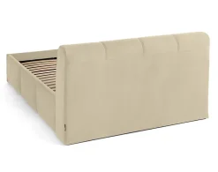 Lisa Design Elysia - lit coffre - 140x190 - en velours - sommier inclus - Sale