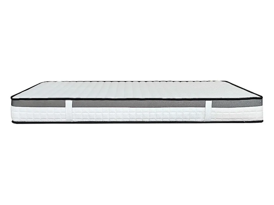 Vente-unique Ensemble 90 x 200 cm cadre à lattes + matelas mousse mémoire de forme ép.19cm - ORTHOMEMORY de YSMÉE