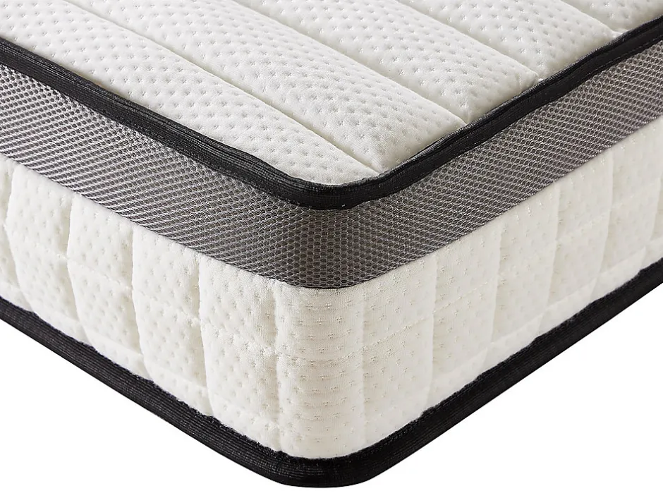 Vente-unique Ensemble 90 x 200 cm cadre à lattes + matelas mousse mémoire de forme ép.19cm - ORTHOMEMORY de YSMÉE