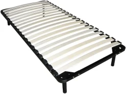 Vente-unique Ensemble 90 x 190 cm cadre à lattes + matelas mémoire de forme ép.15cm - PELOPS de YSMÉE Hot