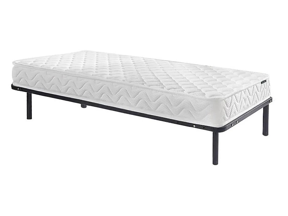 Vente-unique Ensemble 90 x 190 cm cadre à lattes + matelas mémoire de forme ép.15cm - PELOPS de YSMÉE Hot
