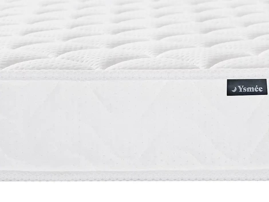 Vente-unique Ensemble 90 x 190 cm cadre à lattes + matelas mémoire de forme ép.15cm - PELOPS de YSMÉE Hot