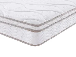Vente-unique Ensemble 160 x 200 cm cadre à lattes + matelas ressorts 3 zones et mémoire de forme ép.20cm - WOLKENTANZ de YSMÉE Clearance
