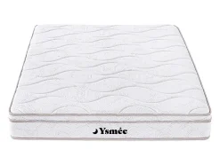 Vente-unique Ensemble 160 x 200 cm cadre à lattes + matelas ressorts 3 zones et mémoire de forme ép.20cm - WOLKENTANZ de YSMÉE Clearance