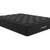 Vente-unique Ensemble 160 x 200 cm cadre à lattes + matelas ressorts ensachés surmatelas intégré ép.28cm - BLACK DREAM de YSMÉE Outlet