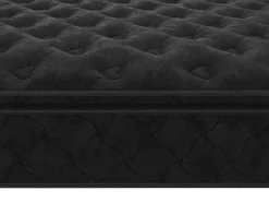 Vente-unique Ensemble 160 x 200 cm cadre à lattes + matelas ressorts ensachés surmatelas intégré ép.28cm - BLACK DREAM de YSMÉE Outlet