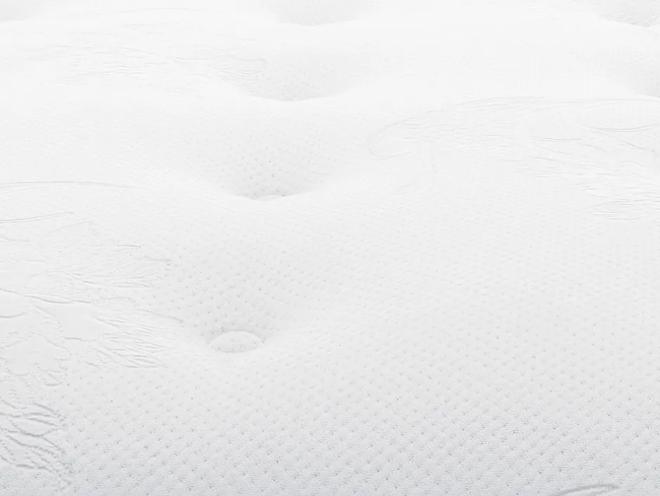 Vente-unique Ensemble 90 x 190 cm sommier + matelas ressorts ensachés et surmatelas intégré ép.24cm - ALTIER de YSMÉE