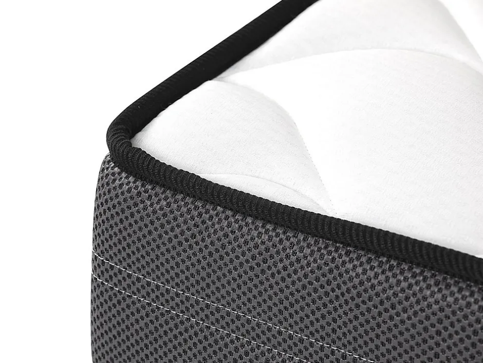 Vente-unique Ensemble 140 x 190 cm sommier + matelas ressorts ensachés ép.20cm - AMBRACIE de YSMÉE