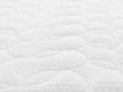 Vente-unique Ensemble 140 x 190 cm sommier + matelas anti-feu ressorts ensachés et surmatelas intégré ép.28 cm - DELICE de YSMÉE HÔTEL Outlet