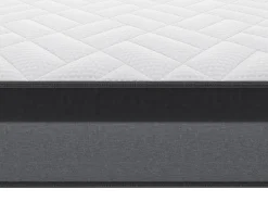 Vente-unique Ensemble 140 x 190 cm sommier + matelas ressorts ensachés et mémoire de forme ép.24cm - ILLUSION de YSMÉE