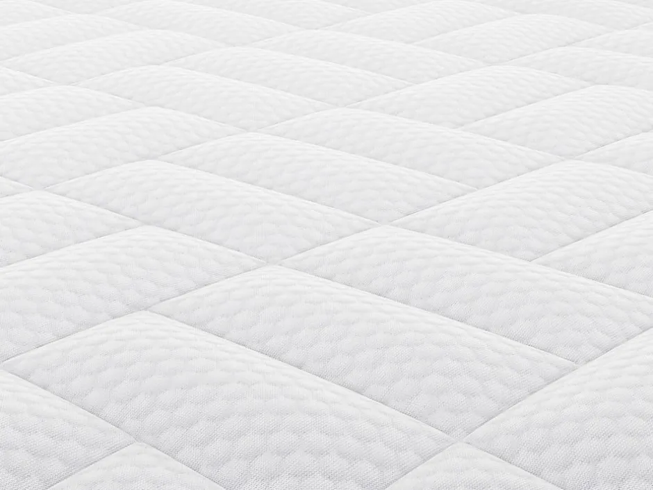 Vente-unique Ensemble 140 x 190 cm sommier + matelas ressorts ensachés et mémoire de forme ép.24cm - ILLUSION de YSMÉE
