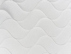 Vente-unique Ensemble 140 x 190 cm sommier coffre naturel clair + matelas ressorts ensachés 7 zones et mémoire de forme ép.24cm - MERISI de Online