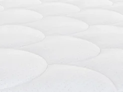 Vente-unique Ensemble 140 x 190 cm sommier coffre blanc + matelas ressorts ensachés et surmatelas intégré ép.29cm - CANTERBURY de YSMÉE