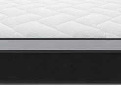 Vente-unique Ensemble 180 x 200 cm sommier coffre blanc + matelas hybride ressorts ensachés et mémoire de forme ép.25cm - ASTRIA Art Collection Sale