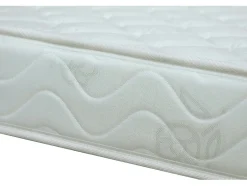 Vente-unique Ensemble 140 x 190 cm sommier coffre blanc + matelas mousse ép.15cm - ZEUS de YSMÉE