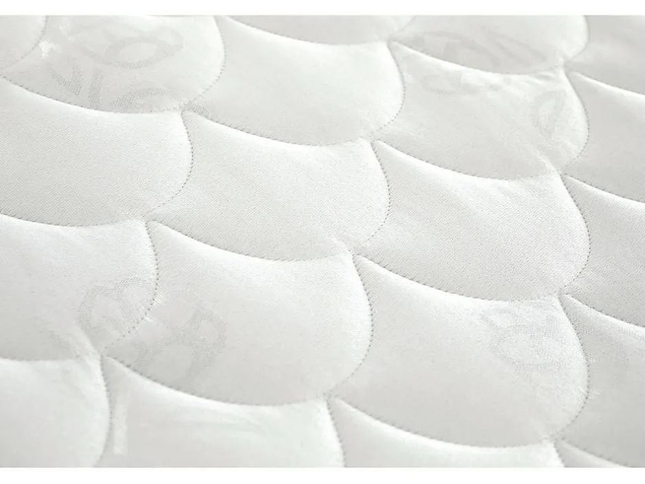 Vente-unique Ensemble 140 x 190 cm sommier coffre blanc + matelas mousse ép.15cm - ZEUS de YSMÉE