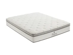 Vente-unique Ensemble 140 x 190 cm sommier coffre blanc + matelas ressorts ensachés 7 zones accueil TPE ép.28cm - ONEBIA de PALACIO