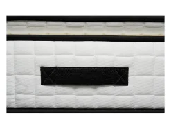 Vente-unique Ensemble 180 x 200 cm sommier coffre naturel clair + matelas mousse et coutil bambou ép.23cm - ADANA de NATUREA