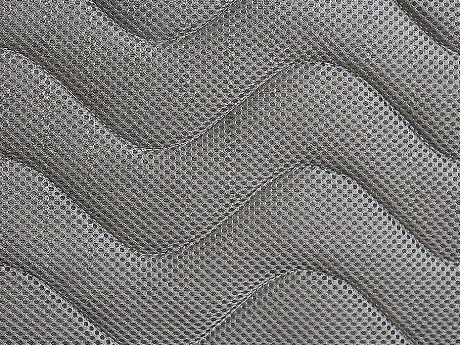 Vente-unique Ensemble 160 x 200 cm sommier coffre avec tiroir naturel clair + matelas mousse HD mémoire de forme et tissu 3D respirant ép.18cm