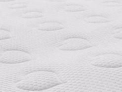 Vente-unique Ensemble 140 x 190 cm sommier coffre naturel clair + matelas ressorts ensachés surmatelas intégré ép.28cm - AMERICAN DREAM de Hot