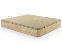 Vente-unique Ensemble 180 x 200 cm sommier coffre naturel clair + matelas mousse ép.30cm - SOLAK de YSMÉE