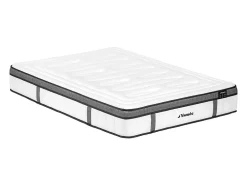 Vente-unique Ensemble 180 x 200 cm sommier tapissier + matelas hybride ressorts ensachés 7 zones et mémoire de forme ép.30cm - OLIANE de YSMÉE