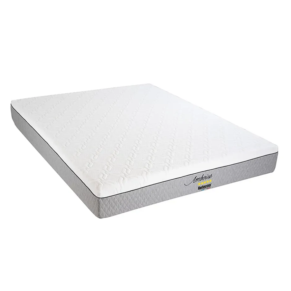 Bellecour Ensemble Amboise 90x200 cm Matelas Mousse + Sommier Bois Online