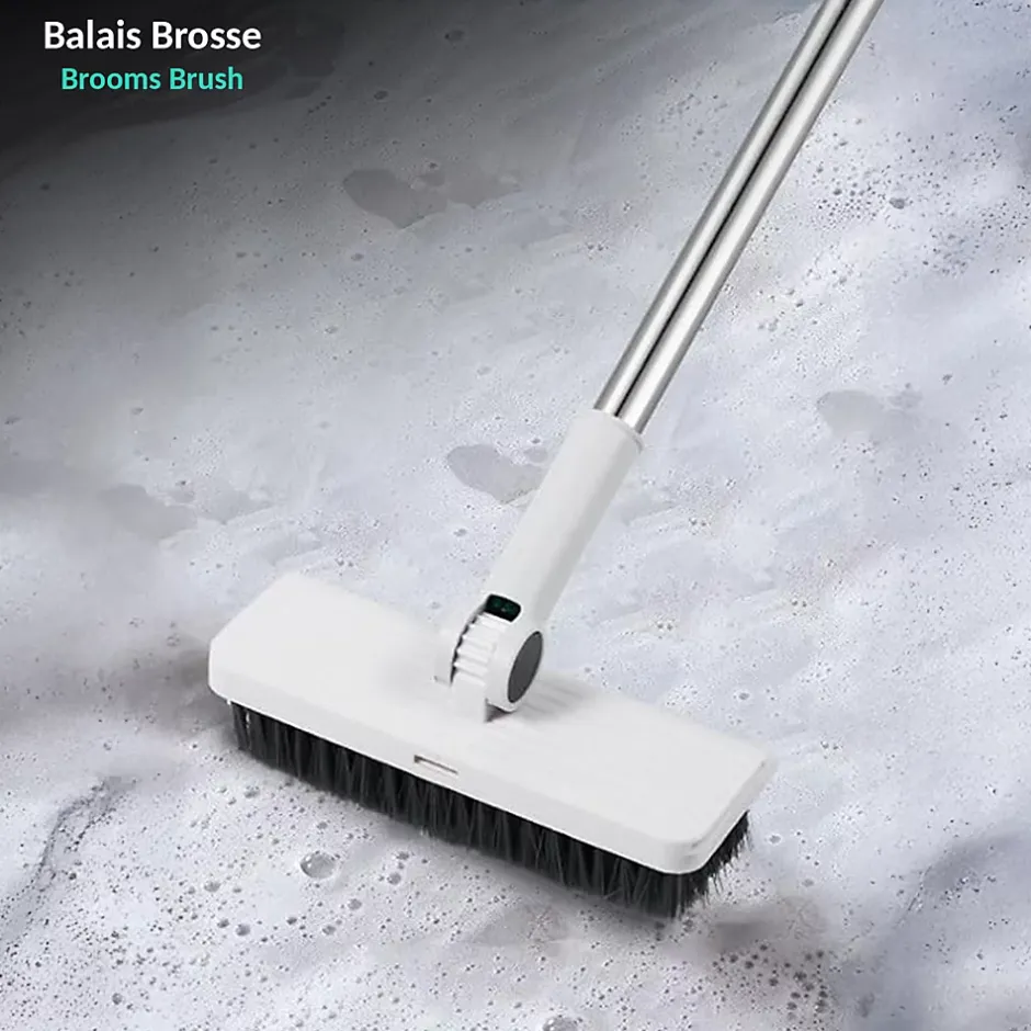 Fishtec Ensemble balai 3 en 1 Pivotant 180 pelle peigne Intégré Best