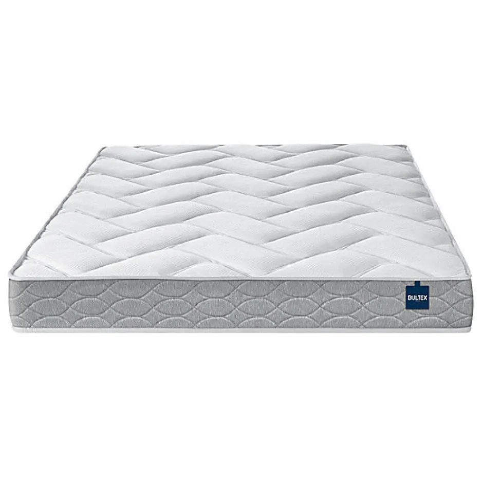Bultex Ensemble BACK TO BASICS + Sommier POWER + pieds 90x190 Mousse Outlet
