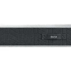 Bultex Ensemble ULTIMUM + Sommier confort ferme vigoroso deco + pieds 180x200 Jersey Gris foncé Mousse