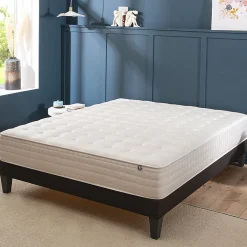 Bellecour Ensemble Châtelet 180x200 cm Matelas Mousse + Sommier Bois