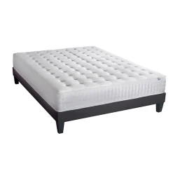 Bellecour Ensemble Châtelet 180x200 cm Matelas Mousse + Sommier Bois