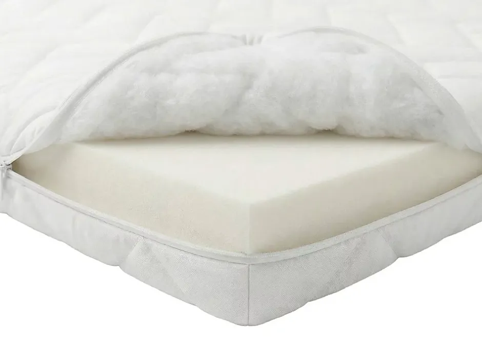 Vente-unique Ensemble complet boxspring tête de lit capitonnée + sommiers relaxation électrique + matelas + surmatelas - 100 x 200 cm - Tissu - Online