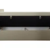 Vente-unique Ensemble complet literie déco tête de lit + sommiers coffre + matelas + surmatelas - 180 x 200 cm - Velours - Taupe - MAKANA de New