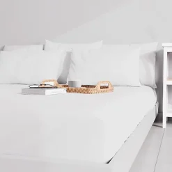 Soleil D'Ocre Ensemble couette et parure 7 Pièces BOHEME blanc pour lit en 160x200 cm, par Online