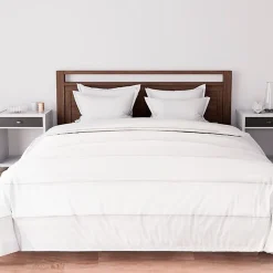 Soleil D'Ocre Ensemble couette et parure 7 Pièces BOHEME blanc pour lit en 160x200 cm, par Online