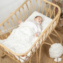 Sevira Kids Ensemble coussin et couverture pour berceau et couffin Sidonia